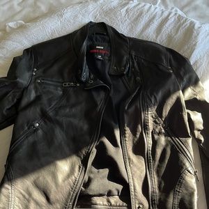 Miss Sixty M60 Vegan Leather Bomber Jacket